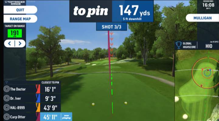Toptracer Closest to Pin
